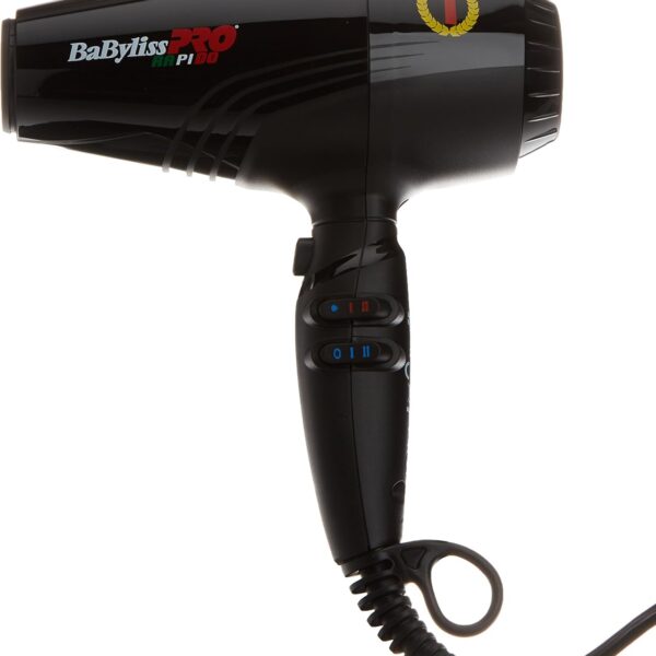 BaByliss 7000IE Rapido Hair Dryer, Black 3030050116472