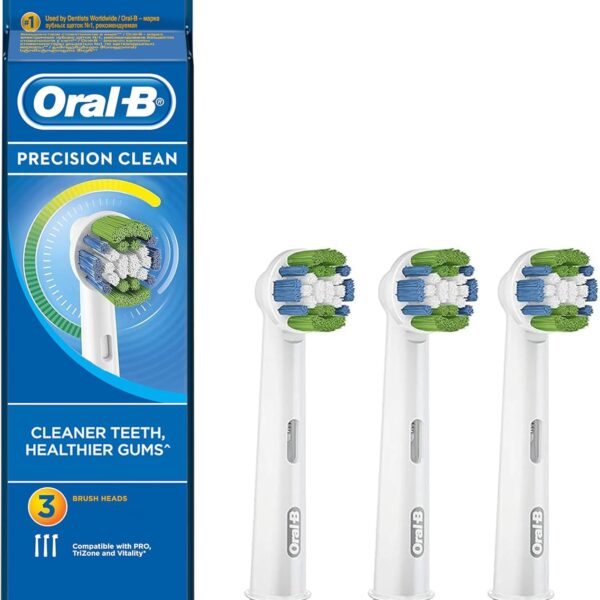 Oral B Precision Clean EB 20 Replacement Heads For Toothbrush (Replacement Brush Head) 3 pc