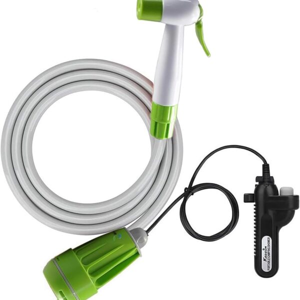 Crownline Portable and Rechargeable Outdoor Bidet, Apple Green, Rpb-220