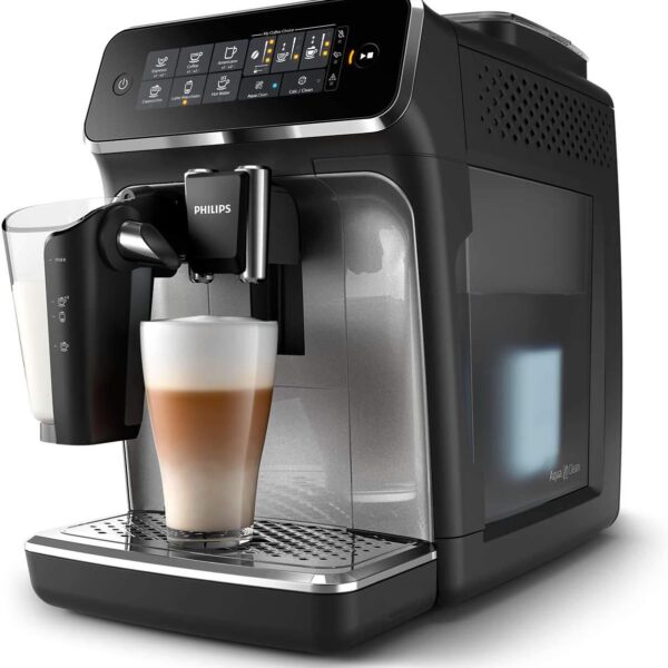 Philips Series 3200 Fully Automatic Espresso Machine - 1500W, LatteGo, Touch Display, 5 Beverages, Easy cleaning - EP3246/70
