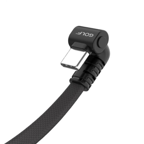 Golf GC-68 3A U Shape Type-C Gaming Cable - Black