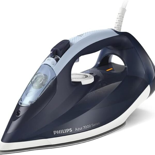 Versuni PHILIPS Azur DST7030/20 Steam Iron, 2800W, SteamGlide Plus Base, 50 g/min Continuous Steam, 250 g, Shock Steam