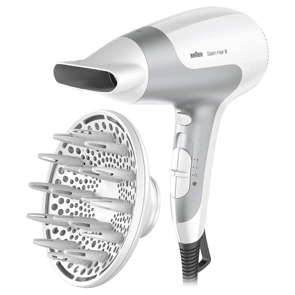 Braun Satin Hair 5 Hd 585 Hair Dryer With Diffuser And Ionic Function