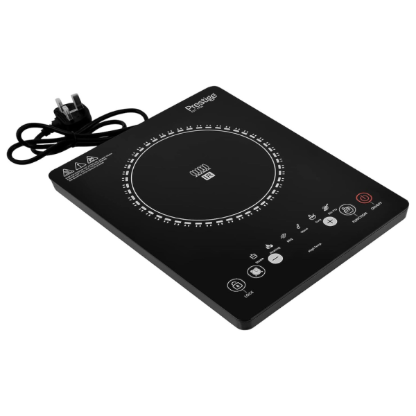 Prestige Infrared Single Cooktop, 2000 Watts, 8 Digital Temp Control, Black Crystal Plate, 220-240V, 50-60Hz, Touch Control. -Pr7505