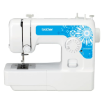 Brother Sewing Machine, JA1450NT, 14 Stitches, Automatic Needle Threader, LED Sewing Light, Instructional DVD included, White