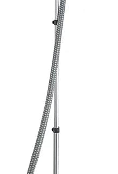 Khind Garment Steamer 1800W 1.8L, 2-in-1 Adjustable Poles, Stainless Steel Soleplate, Fast Heat-Up, Powerful Wrinkle Remover & Clothes Refresher for Delicate Fabric, Black - GS1818SB, 1 Year Warranty