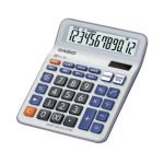 Casio DC-12M Practical Desk Top/Compact Desk Type Calculator, 0.2 kilograms