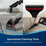 Bissell multi clean spot & stain portable carpet cleaner (4720e)