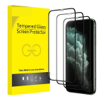 Screen Protector for iPhone 11 Pro/iPhone X/iPhone XS 5.8-Inch, Black Edge, 9H Tempered Glass