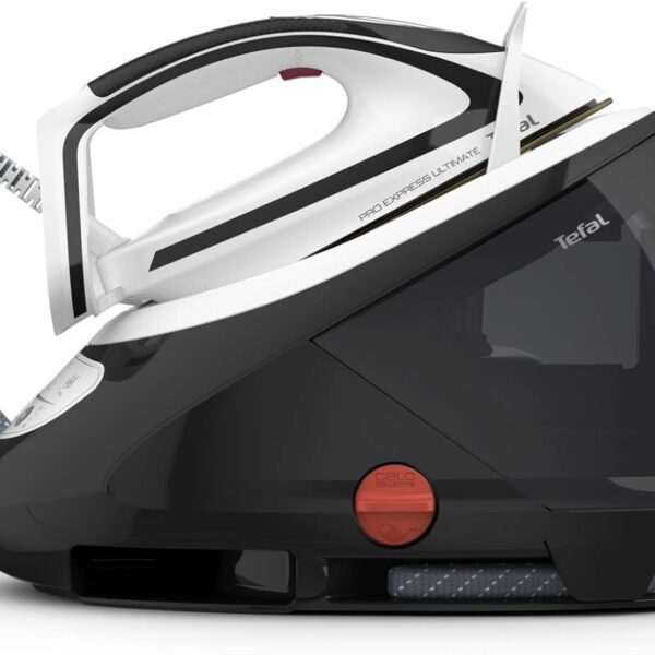 Tefal GV9550 Pro Express Ultimate Steam Iron Station | Powerful 8-Bar Pressure | Steam Boost: 520 g/min | 1.9L Water Tank | Removable Anti-Limescale Collector | Anti-Drip System | 5 Settings