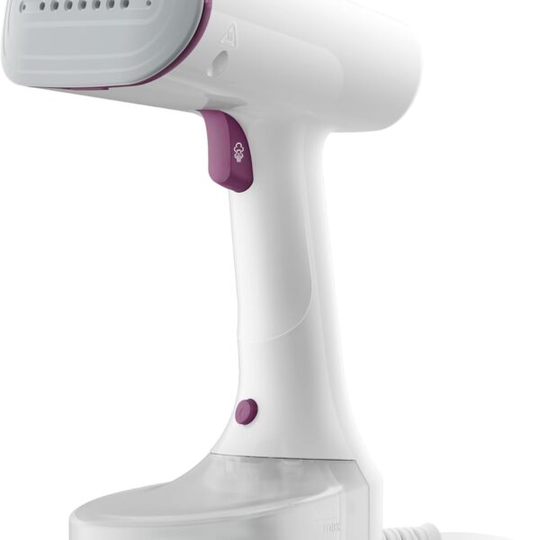 Braun QuickStyle 5 GS5011PU, Vertical Iron With Dual Plate FreeGlide 3D, Fast Heating Vertical Steamer, Steam 22 g/min, Capacity 150 ml, 1200W, White/Purple