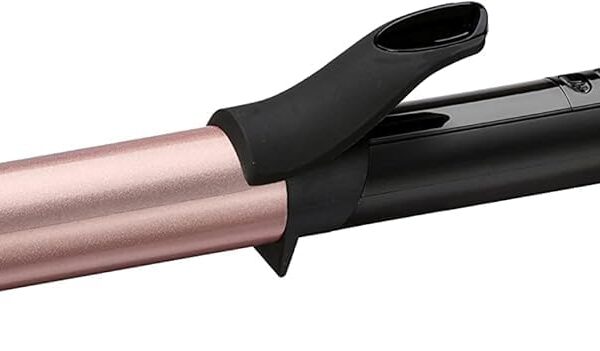 BaByliss Hair Curler, 25mm Barrel For Versatile Styling, 6Temperature Settings For Customization &Rapid Heat-up Time, Ceramic Coating For Smooth Curls With Advanced Temperature Control, C451SDE(Black)