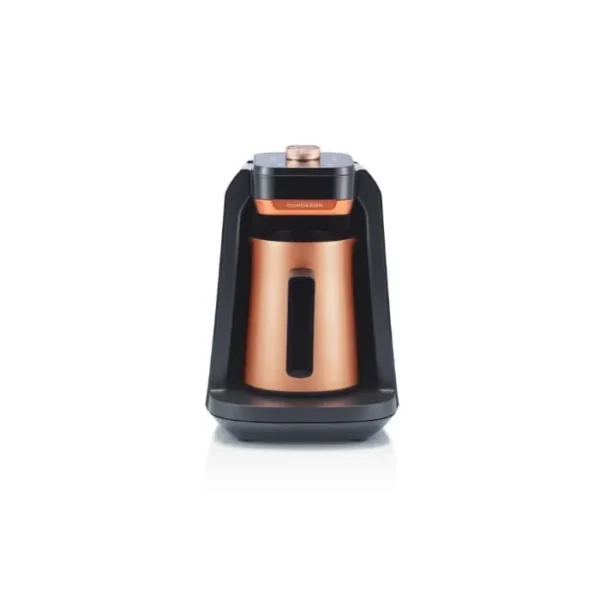 Arzum OKKA Rich Pro Plus, automatic Turkish Coffee maker, Milk Drinks & Different hot beverages maker, Stainless still Pot (With Water Tank) - OK0038-0400 - Copper. 1 year Manufacturing Warranty