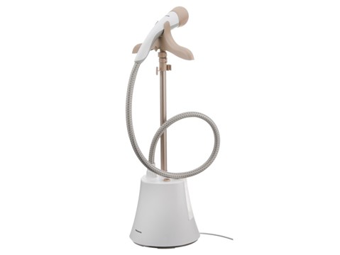 Panasonic 2000W Vertical Garment Steamer, Quick Care with Powerful Steam Upto 40g/min, 1.5X Wider Head, Large 1.5L Detachable Tank, Glove, NI-GSG060WTH, Ideal for Delicate Clothes, Long Garments Abaya