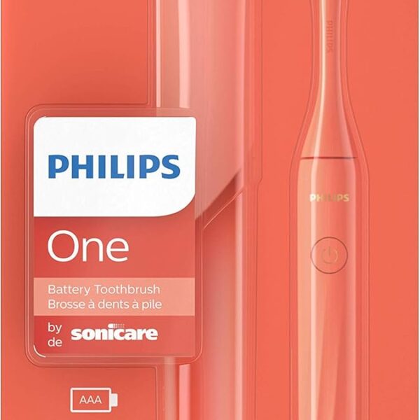 SONICARE PHILIPS One Battery Toothbrush, Miami Coral, HY1100/01