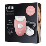 Braun Silk-épil 3 SE 3-440 Starter 3-in-1 Hair Removal Epilator