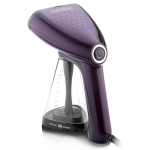 BLACK+DECKER Portable Garment Steamer With Universal Bottle Adaptor 1500W Dark Purple HST1500-B5