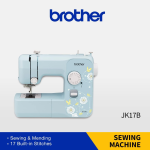 Brother Sewing Machine, JK17B, 17 Stitches, LED Sewing Light, Instructional DVD included