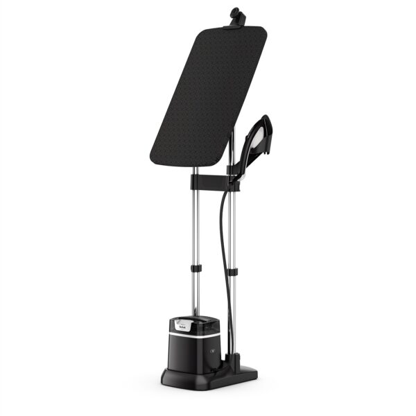 TEFAL Garment Steamer | IXEO + All-in-One Full-Size Iron Steamer | 2980 W | Built-In 3-Position Smart Board | 1 L | Steamer Clothes | 5-Bar Pump Pressure | Ultra Light| 2 Years Warranty | QT1510GO