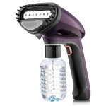 BLACK+DECKER Portable Garment Steamer With Universal Bottle Adaptor 1500W Dark Purple HST1500-B5