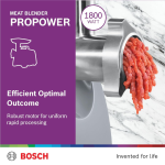 Bosch Pro Power Meat Mincer Meat Grinder MFW66020GB