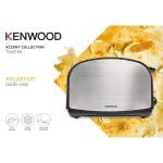 KENWOOD Toaster 2 Slice Bread TCM01.A0BK Black/Silver