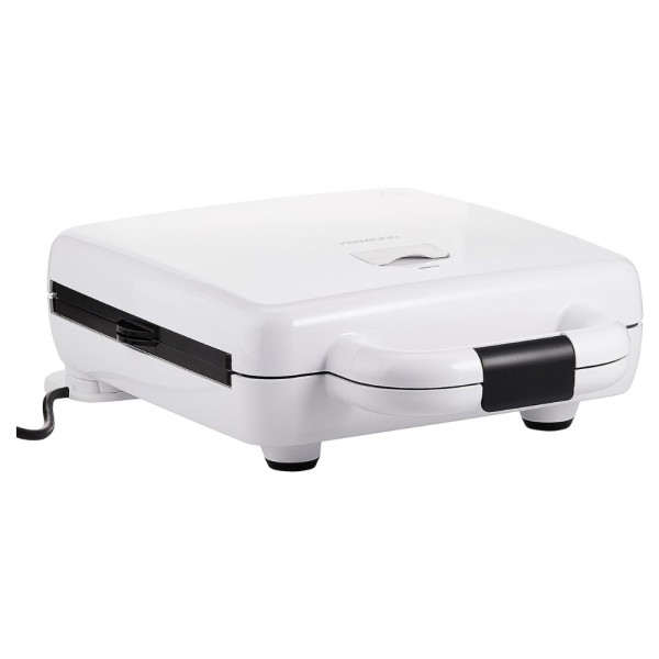 KENWOOD 4 Slots 2-in-1 Sandwich Maker & Grill (180° Open Flat for Using as a Griddle) with 2 Sets of Non Stick Multifunctional Plates for Grilling and Toasted Sandwiches SMP94.A0WH White