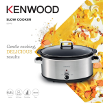 KENWOOD Slow Cooker 6.5L Slow Rice Cooker with 3 Heat Settings (Low, High & Warm), Preserves Flavour, Herbs & Spices are Absorbed Well, Meat Becomes Extremely Tender SCM70.000SS Silver