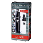 Moser 9865-1901, Easy Groom Rechargeable Detailer For Nose, Ear And Brow Trimming