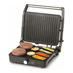 KENWOOD Grill Contact Health Grill HGM31.000SI Black/Silver 2000W