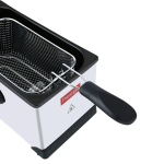 Prestige Stainless Steel Deep Fryer 8 Temp Settings 150 230C 3 L, Stainless Steel Body, 1 Kg Basket PR54916, Silver