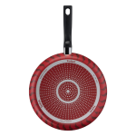 Tefal Tempo Flame 26 Cm Frypan, With Thermo Spot, Red, Aluminum, C3040583