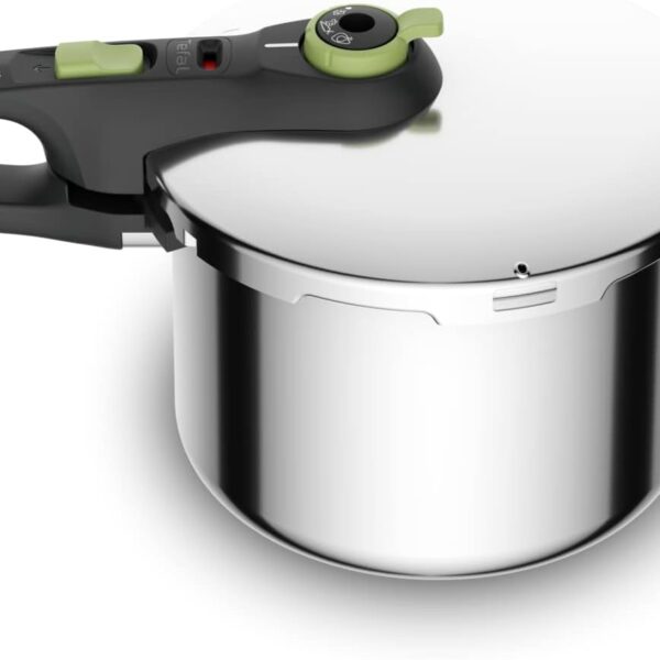 TEFAL Pressure Cooker | Secure 5 Neo 6 L Presure Cooker | 5-security systems | 2 cooking levels | Stainless Steel | 2 Years Warranty | P2580702