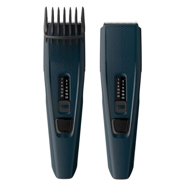 Philips Hair Clipper (Corded) With 13 Length Settings, 41 mm Wide Cutter, Stainless Steel Blades And Trim-n-Flow Technology (Blue)