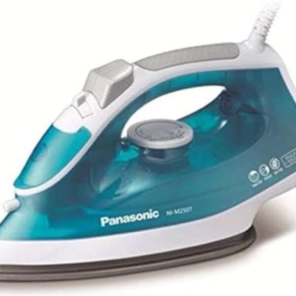 Panasonic NI-M250T - Titanium Coated Sole Plate Steam Iron, 1550W - White Green