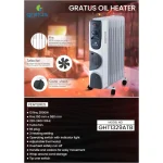 Gratus 13 Fins Oil Heater 2900W GHT1329ATB