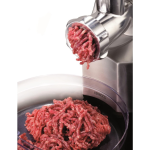 KENWOOD Meat Grinder 1600W Powerful Metal Body Mincer with Kibbeh Maker, Sausage Feed Tube Pusher, 3 Stainless Steel Screens for Fine, Medium & Coarse Results MG510 Silver