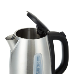 BLACK+DECKER Cordless Electric Kettle, 2200W Power, 1.7L, with Water-Level Indicator, Removable Filter & Auto Shut-Off, Stainless Steel Body, Perfect for Beverages, , JC450-B5