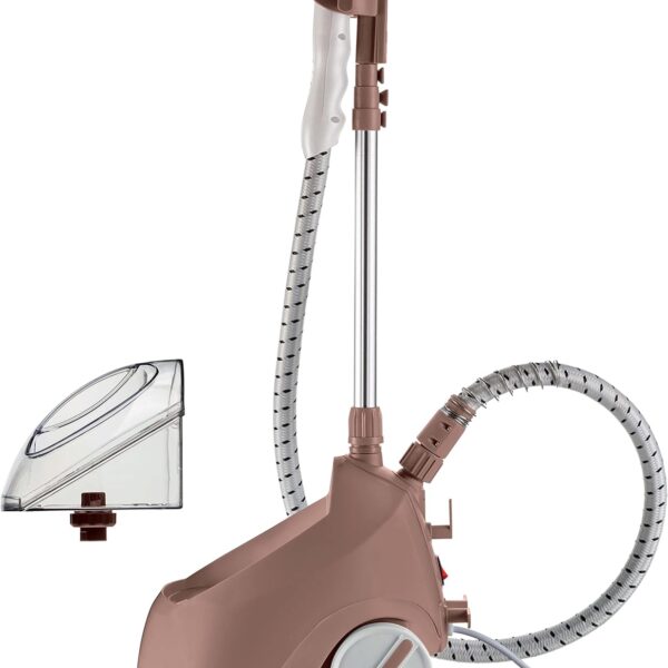 Kenwood Garment Steamer 1500W With 2L Water Tank Capacity, Rotary Wheels, Folding Rack, TroUSer Press, Glove Gsp65.500Pk Pink