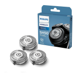 Philips Replacement Heads For Series 5000 Shavers, Sh50