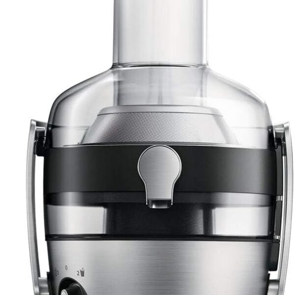 Philips Juicer Avance Collection - 1200W, 1L, XXL Feeding Tube, Quick Clean, Low Noise, Metal - HR1922/21
