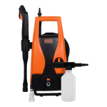 BLACK+DECKER Pressure Washer, 1400W, Orange/Black - Pw1450Td-B5,