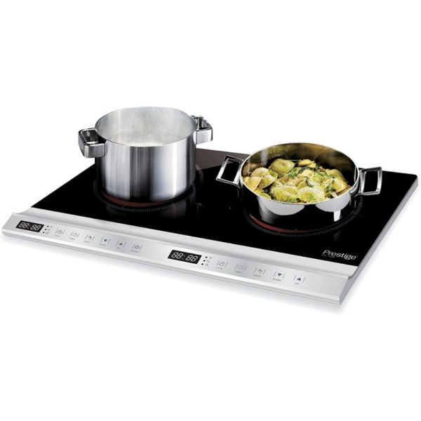 Prestige Double Infrared Cooktop 2800 Watts, 10 Preset Temp Control Option, 220-240V, 50-60Hz. -PR81513