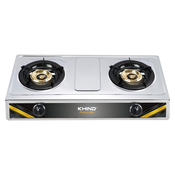 KHIND 2 Burner Gas Cooker/Gas Stove, LPG, GC72FBR