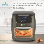 Gratus Air Fryer 12L Capacity GR-A650DTTB