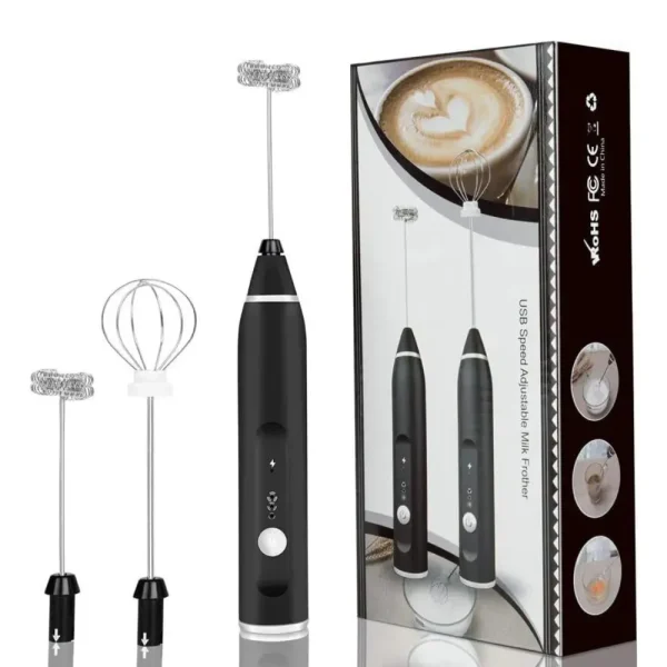 USB Rechargeable 2-in-1 Milk Frother